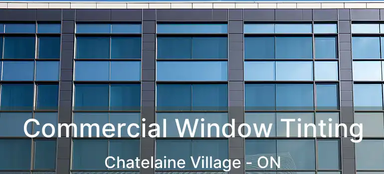  Commercial Window Tinting Chatelaine Village - ON