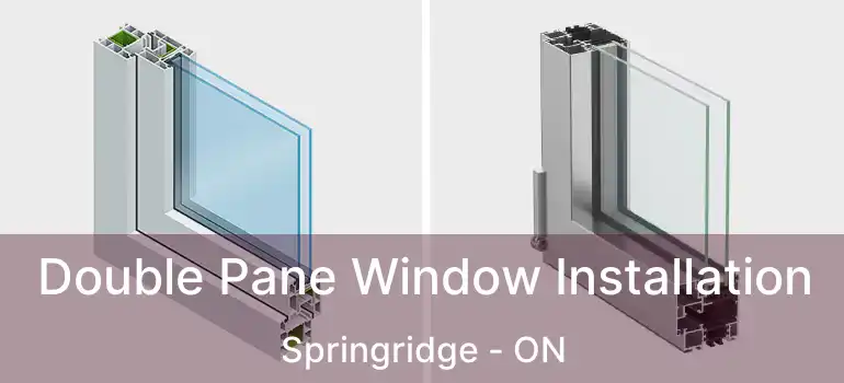  Double Pane Window Installation Springridge - ON