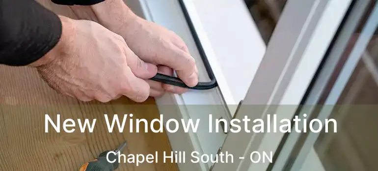 New Window Installation Chapel Hill South - ON