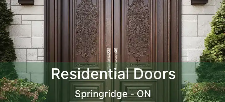  Residential Doors Springridge - ON