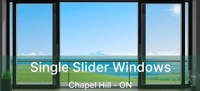  Single Slider Windows Chapel Hill - ON