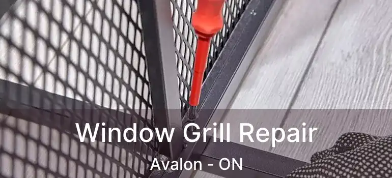  Window Grill Repair Avalon - ON