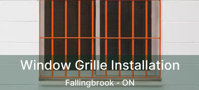  Window Grille Installation Fallingbrook - ON