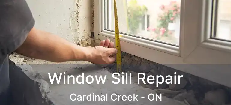  Window Sill Repair Cardinal Creek - ON